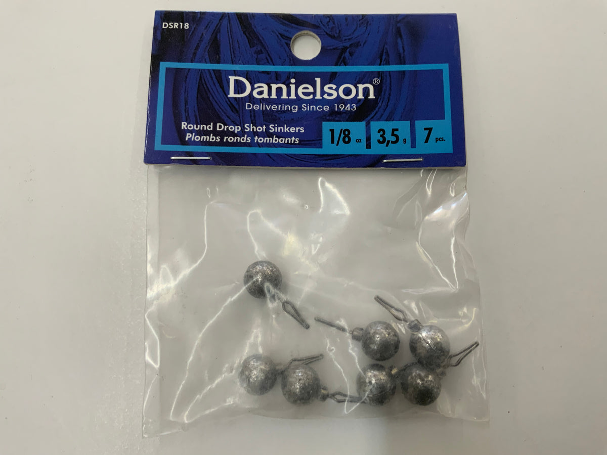 Round Drop Shot Sinkers Danielson The Crappie Store, Dresden ON