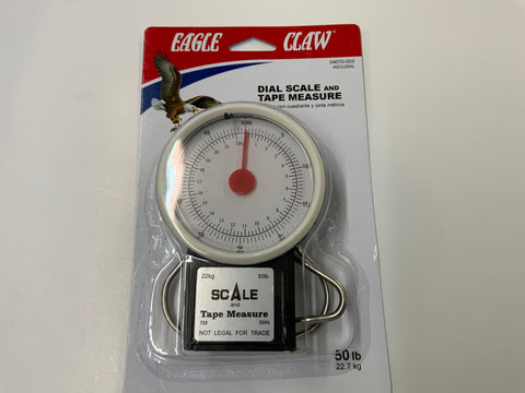 Dial Scale & Tape Measure - Eagle Claw