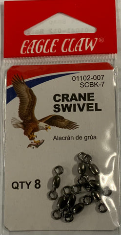 Eagle Claw Crane Swivel Black