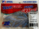 Bait Fuel Crappie Nano Shad 2”