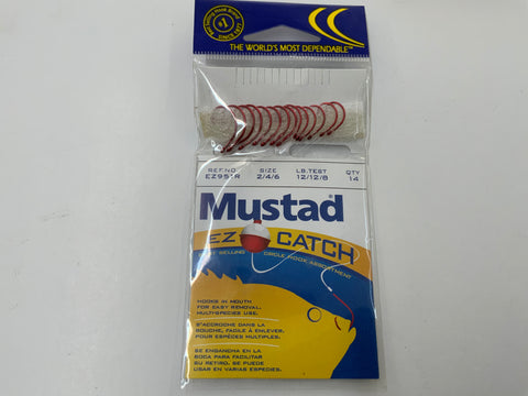 Mustad EZ Catch Snelled Hooks - 14 pk