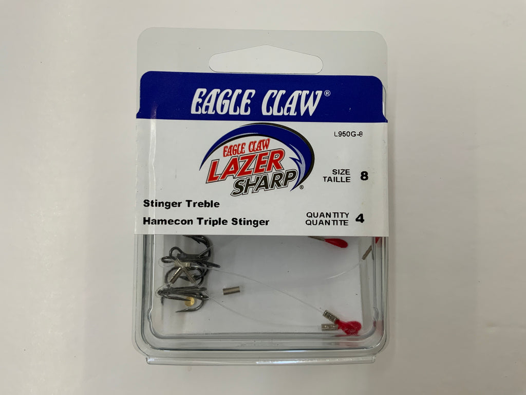 Stinger Treble Hook - Eagle Claw – The Crappie Store, Dresden ON
