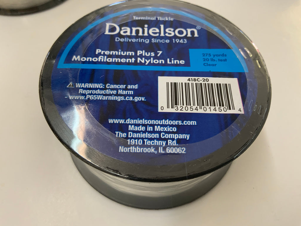 Danielson Fishing Line - Clear – The Crappie Store, Dresden ON