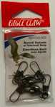 Eagle Claw Barrel Swivels w/ Interlock Snap Black
