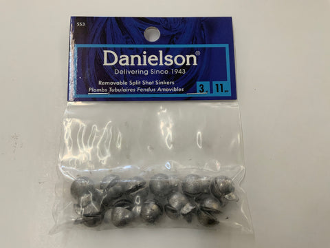 Removable Split Shot Sinkers - Danielson