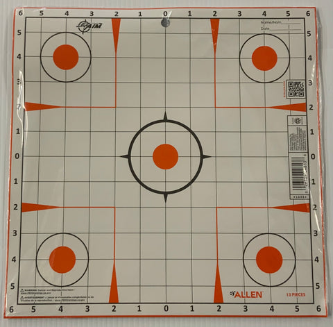EZ Aim Sight-In Grid Paper Target | Allen