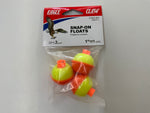 Bobber 1” Orange/Yellow