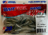 Bait Fuel Crappie Nano Shad 2”