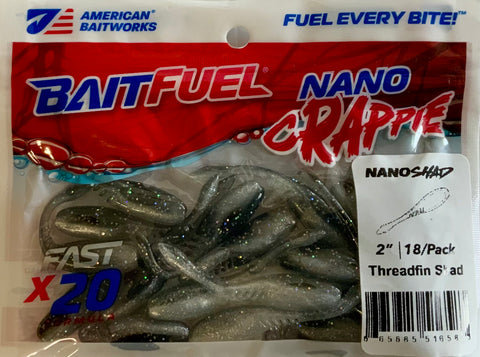 Bait Fuel Crappie Nano Shad 2”