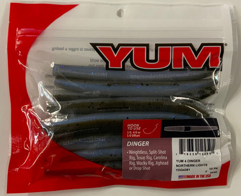 YUM Dinger Soft Plastic Worm