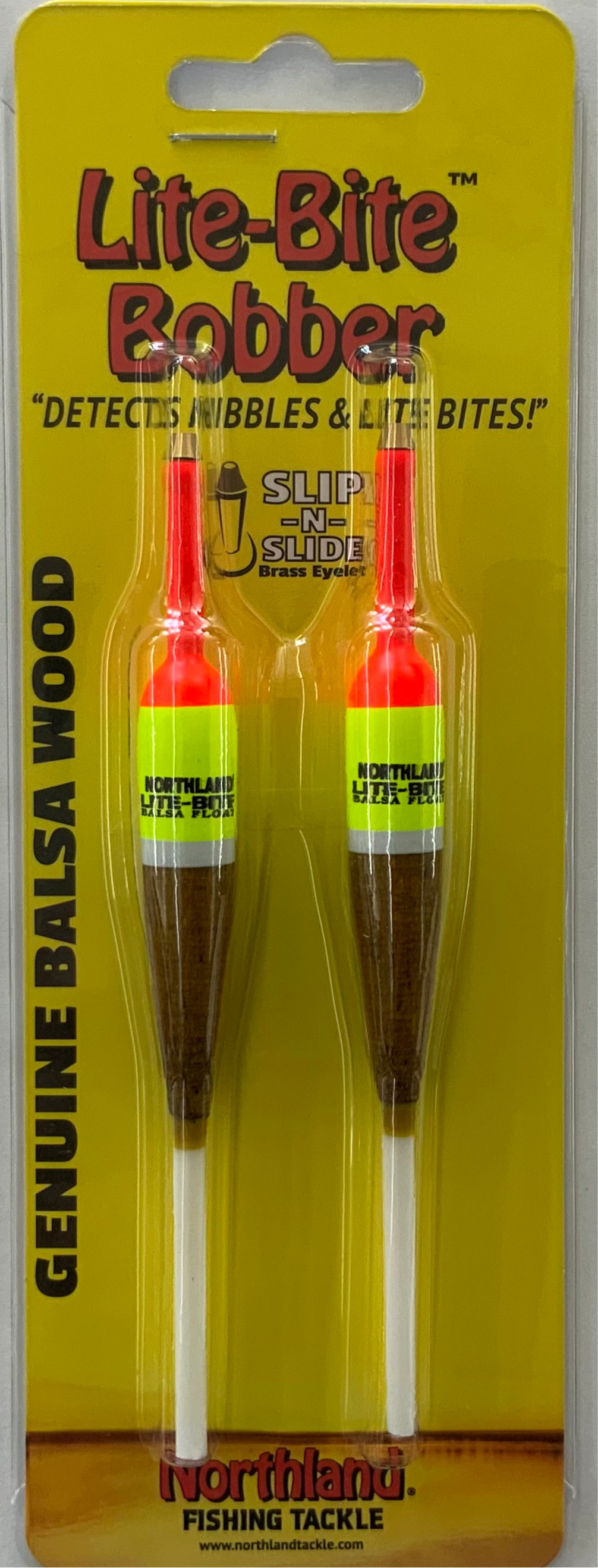 Northland Fishing Tackle Lite-Bite Spring Float Bobbers - 2-Pack, All-Round Floats