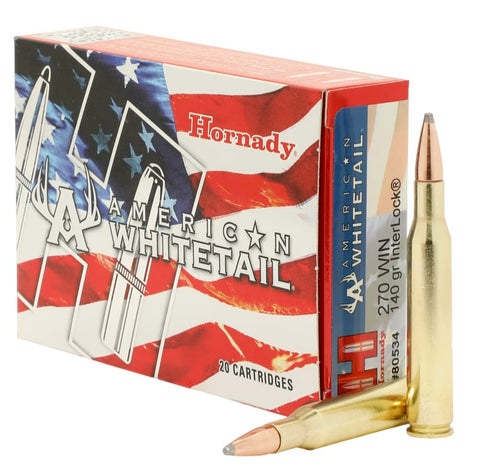 Hornady American Whitetail 270 WIN 140 Gr