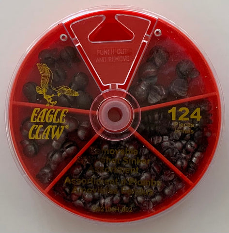 Eagle Claw Removable Split-Shot Sinker Assortment