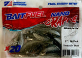 Bait Fuel Crappie Nano Swim 2”
