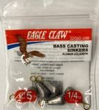 Eagle Claw Bass Casting Sinkers