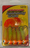 Johnson Swimming Grubs 3”