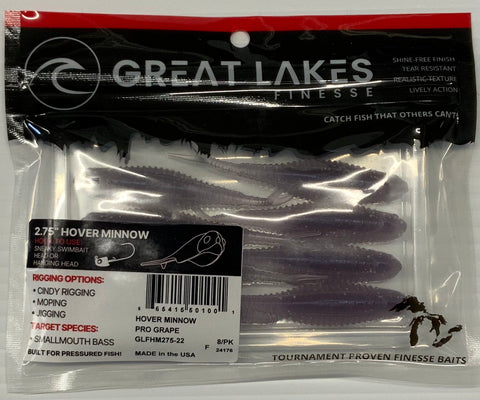 Great Lakes Finesse Hover Minnow 2.75”