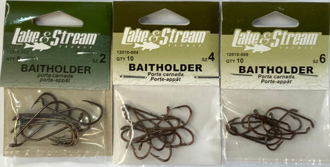 Lake & Stream Baitholder Hooks