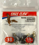 Eagle Claw Bass Casting Sinkers