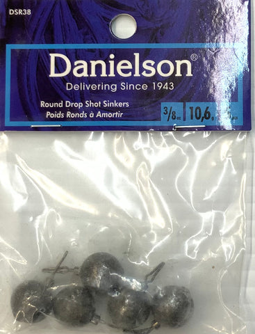 Danielson Round Drop Shot Sinkers
