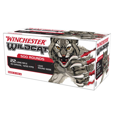 Winchester Wildcat 22 LR 40 gr. 500 Rounds