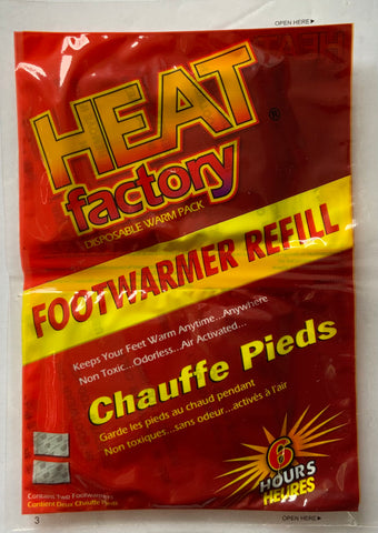 Heat Factory Footwarmer Refill Pack