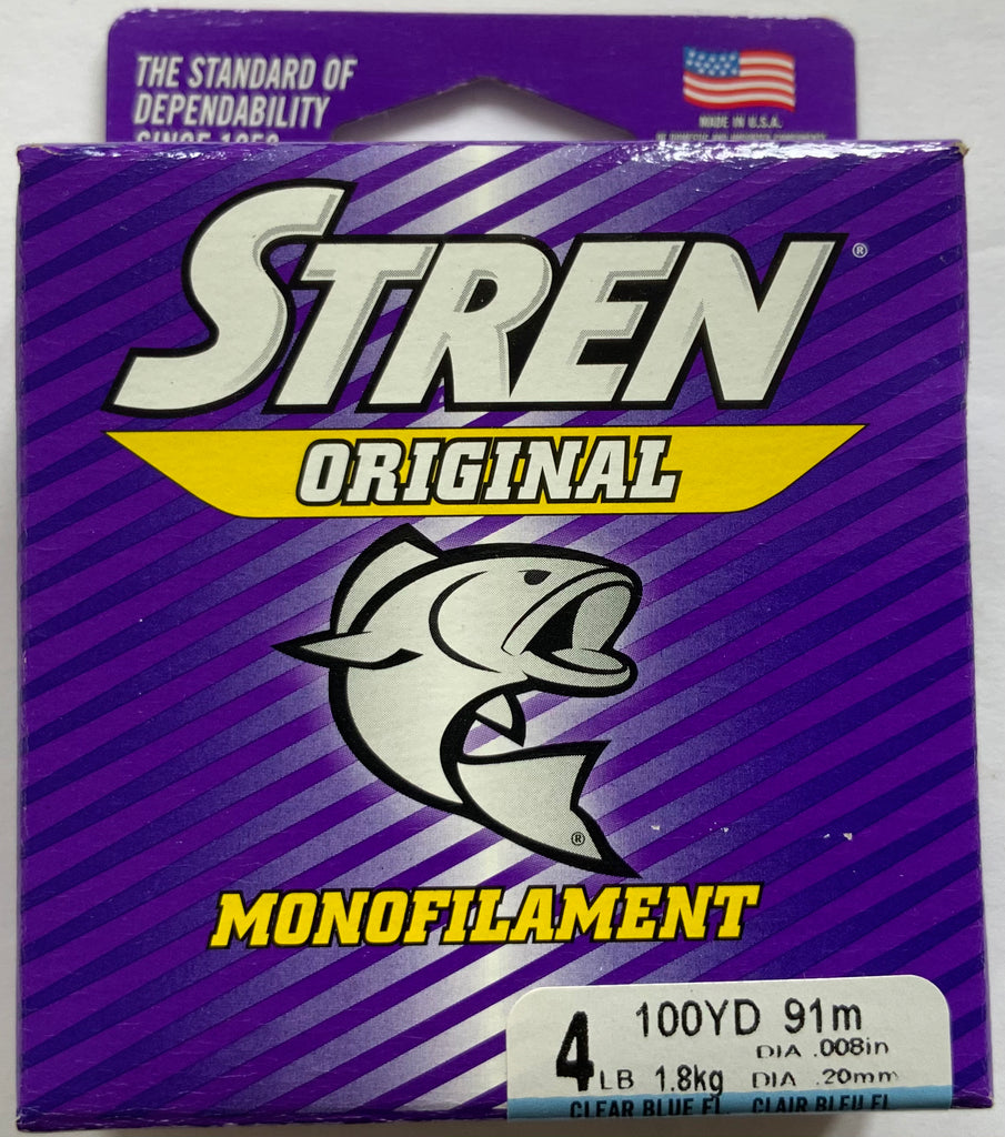Stren Monofilament - Clear Blue 4lb – The Crappie Store, Dresden ON